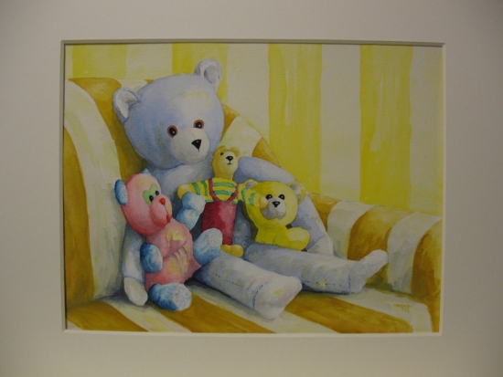 Knuffels, 30x40 cm, Aquarel 1997