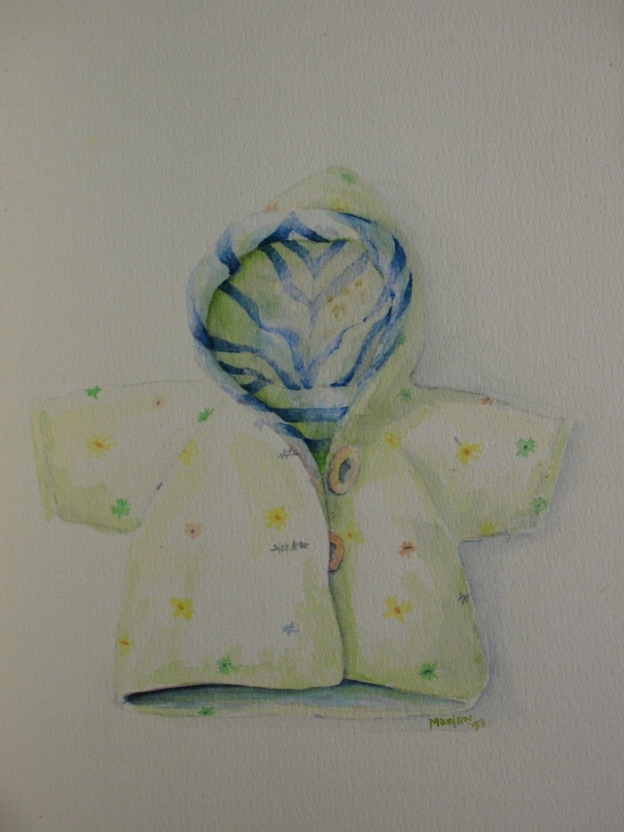 Poppenjasje, 24x30 cm, Aquarel 1998