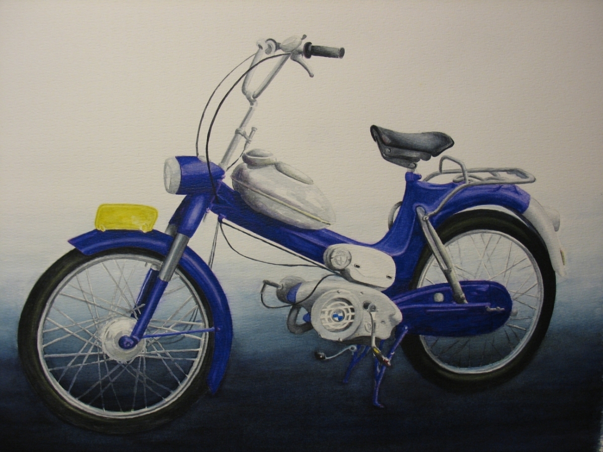 Puch - Vervlogen dromen, 40x50 cm, Aquarel 2008 