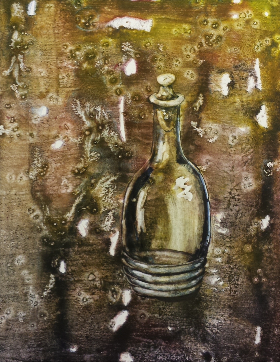 Glas, 20x25 cm, Aquarel 2014