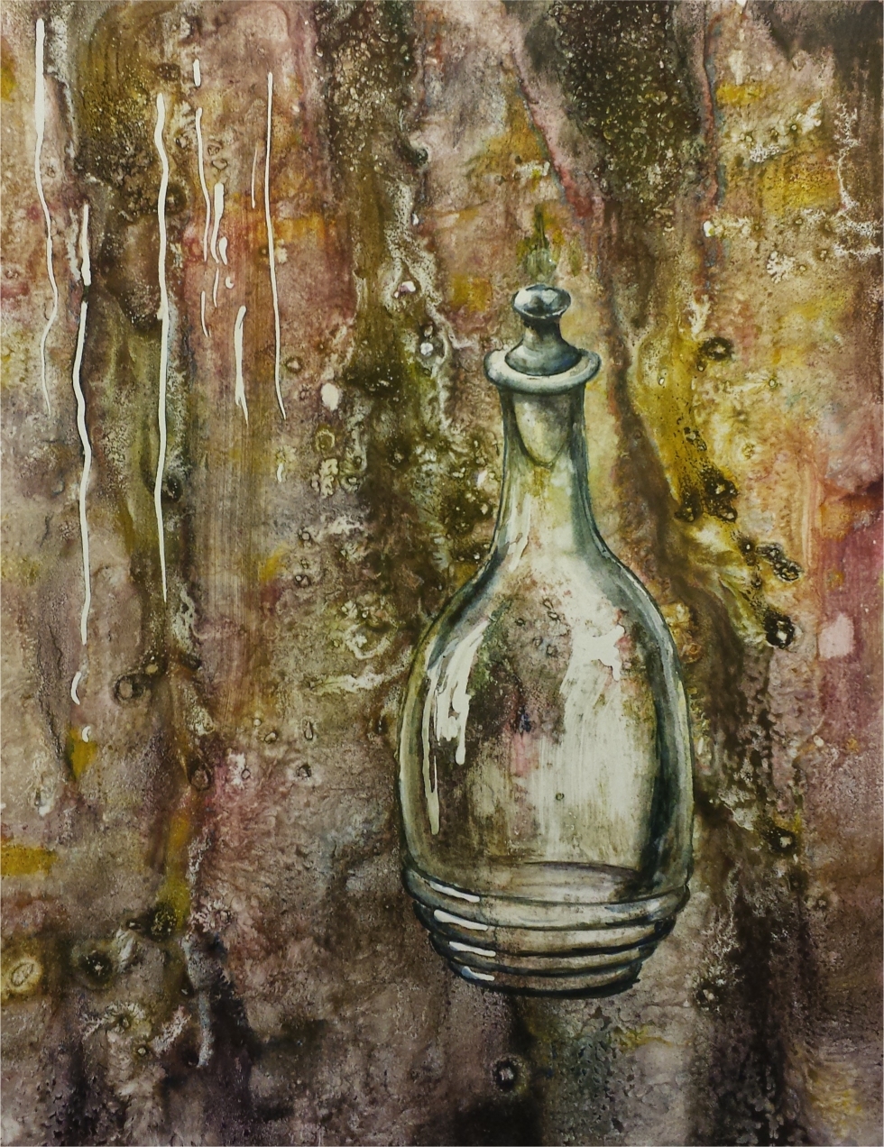 Glas, 20x25 cm, Aquarel 2014
