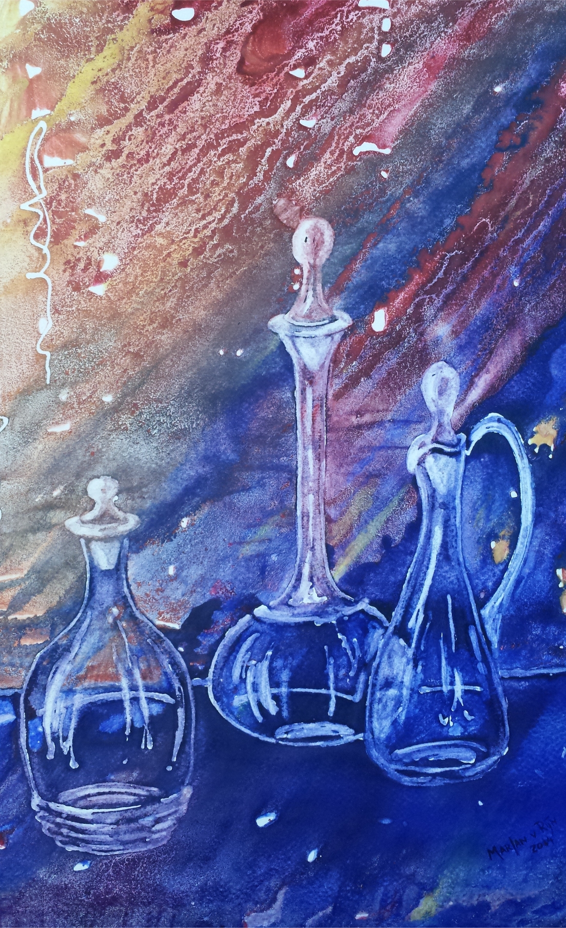 Murano, 30x40 cm, Aquarel 2014