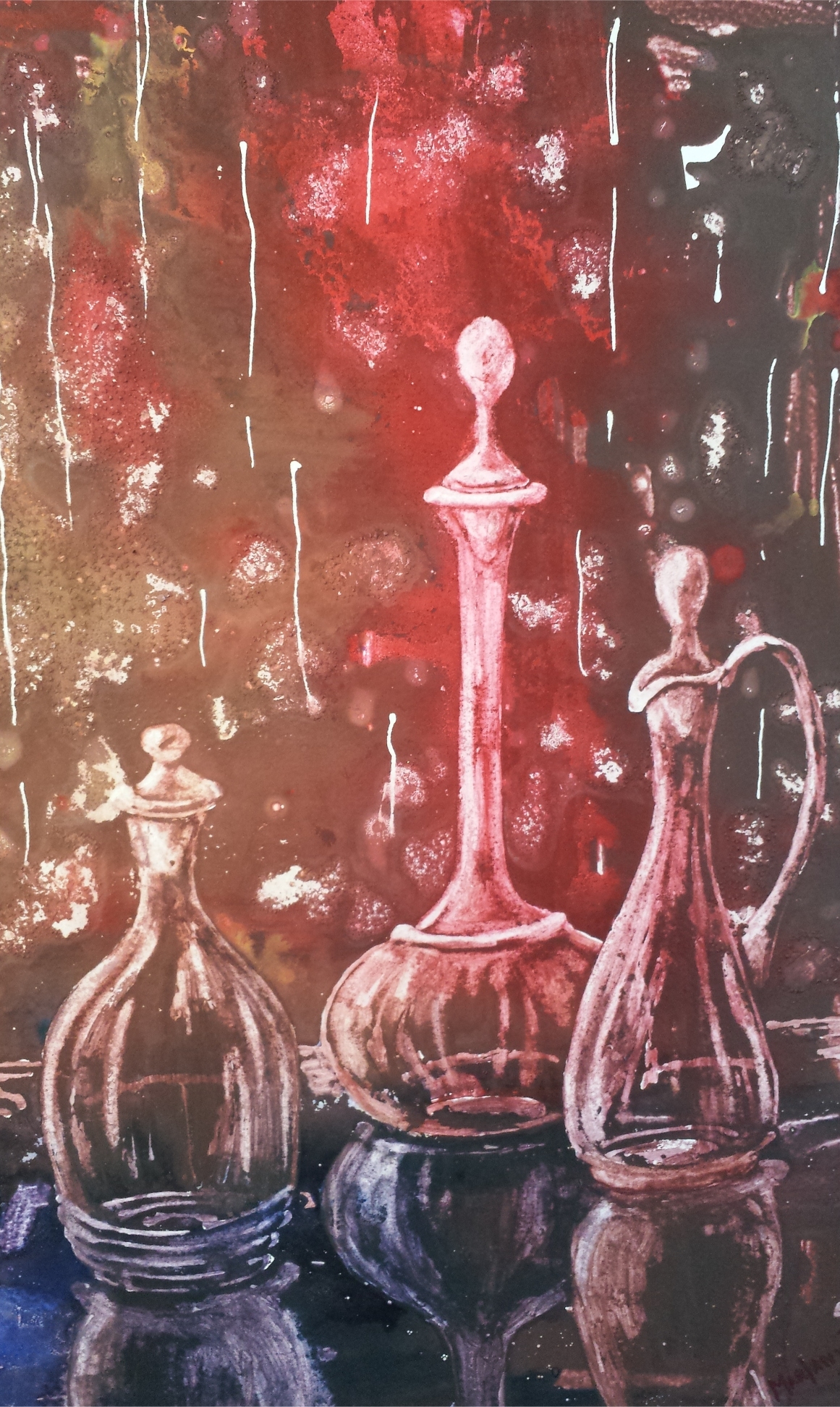 Glas, 20x25 cm, Aquarel 2014
